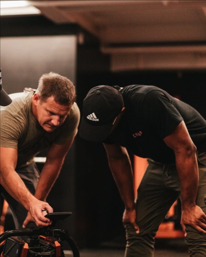 Checking the monitor on Weight Up