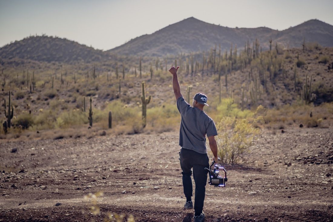 Shooting the desert
