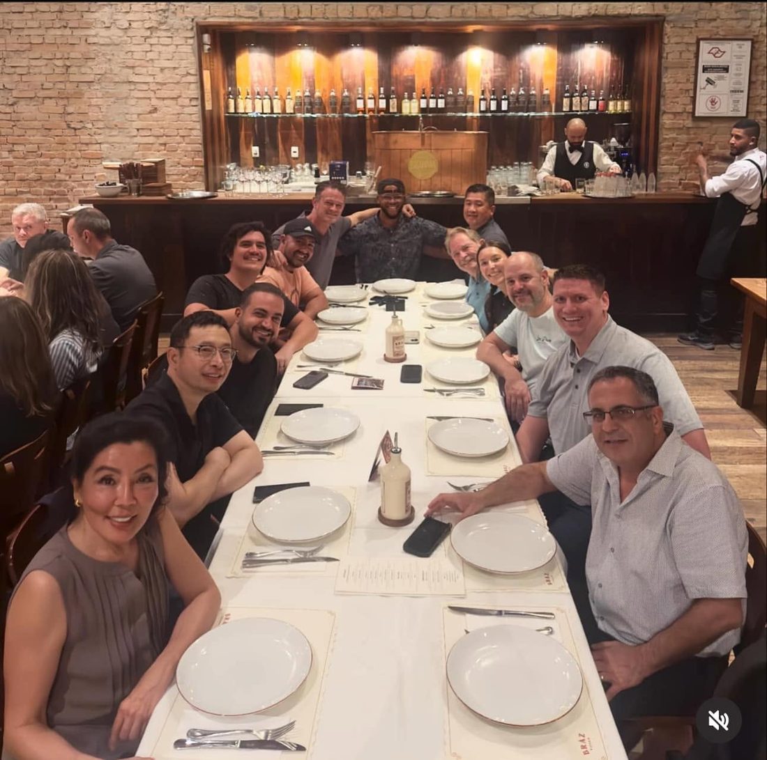 Group dinner in São Paulo